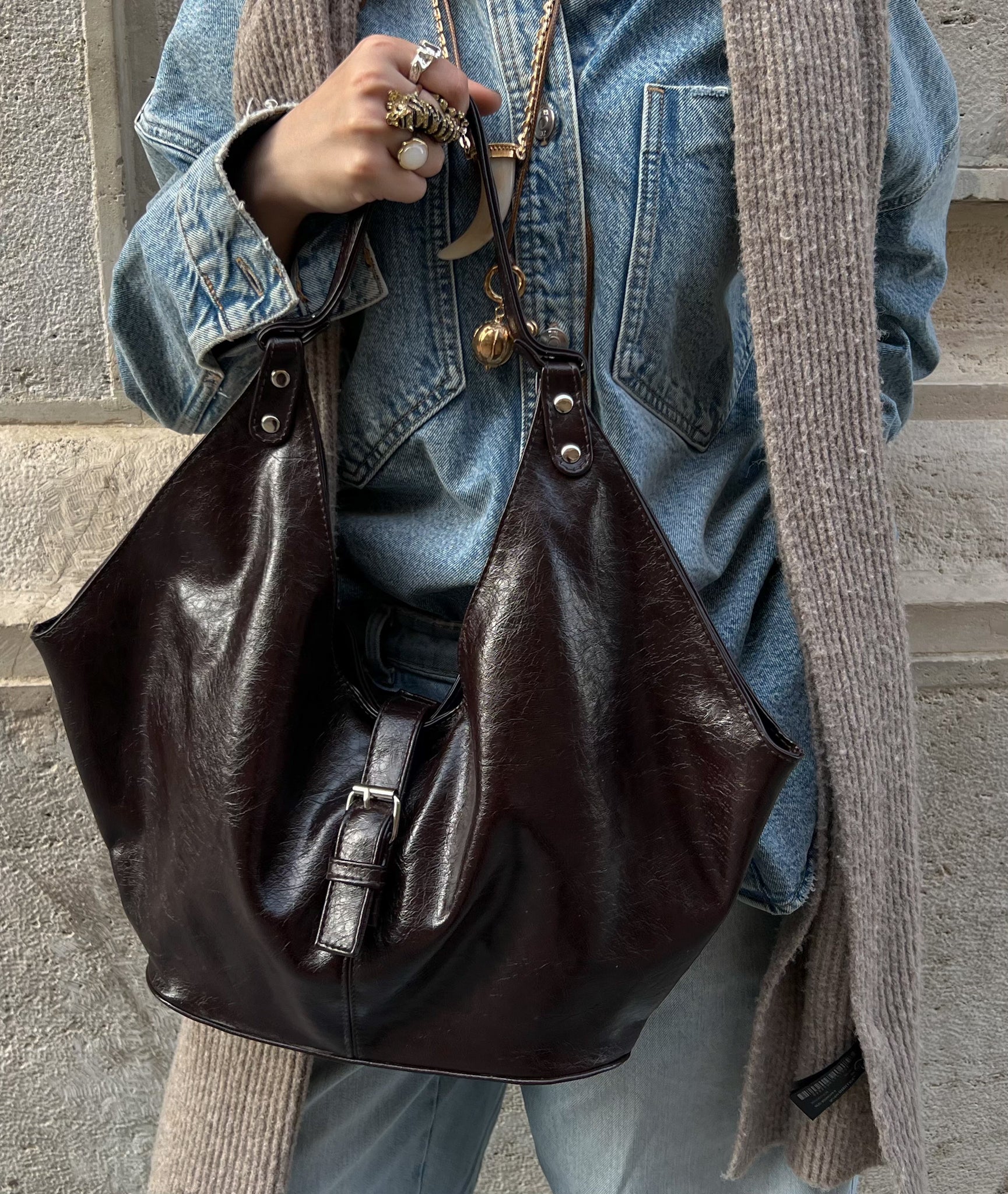 BAT BAG DARK BROWN - Image 5