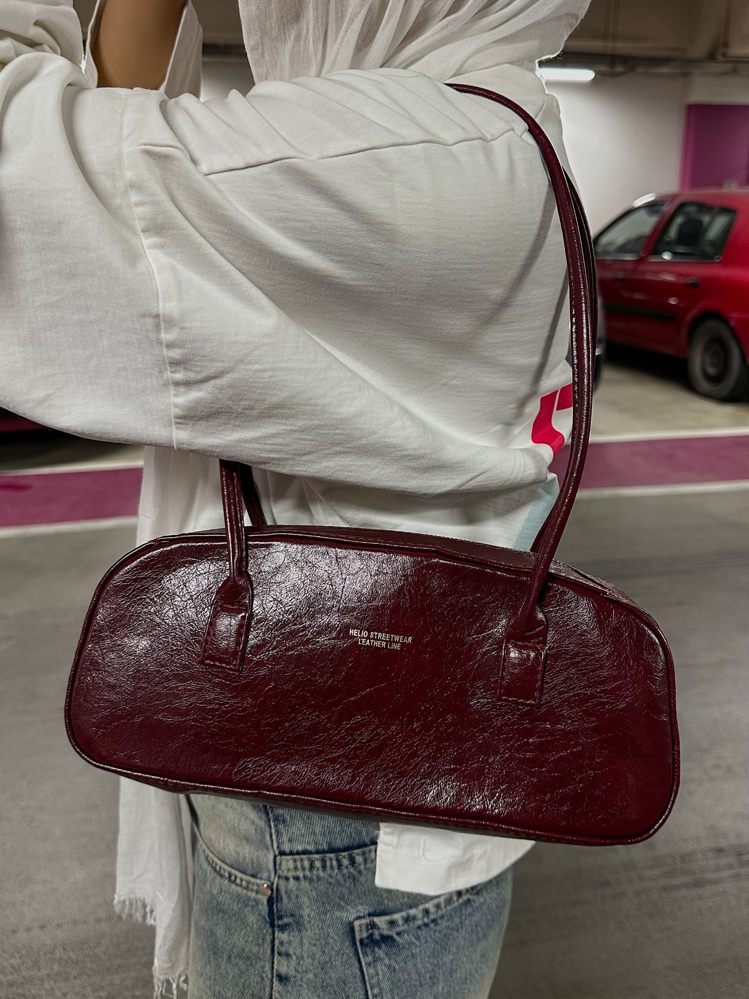 CAPSULE BAG BURGUNDY - Image 3