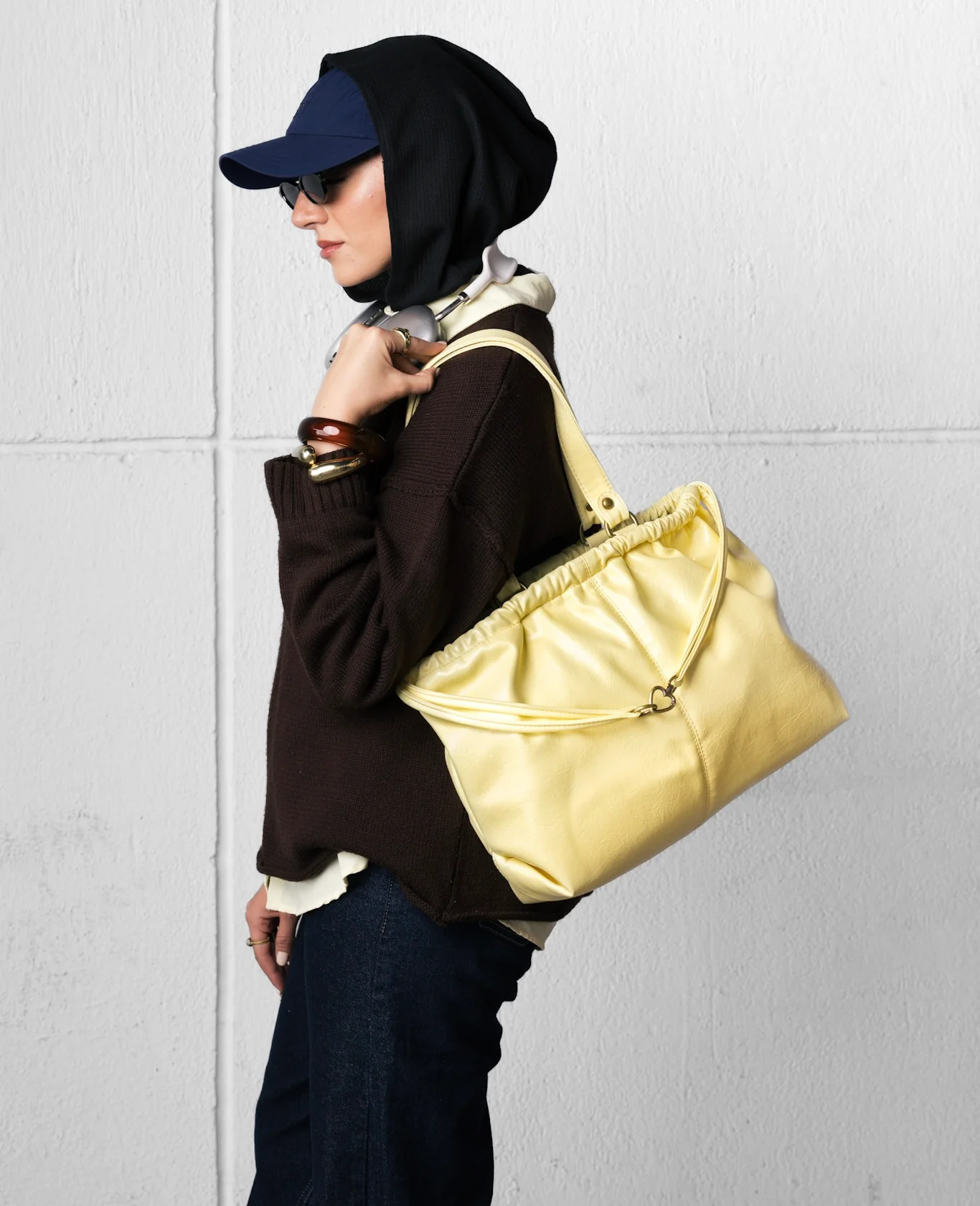 SCRUNCH BAG YELLOW - Image 4