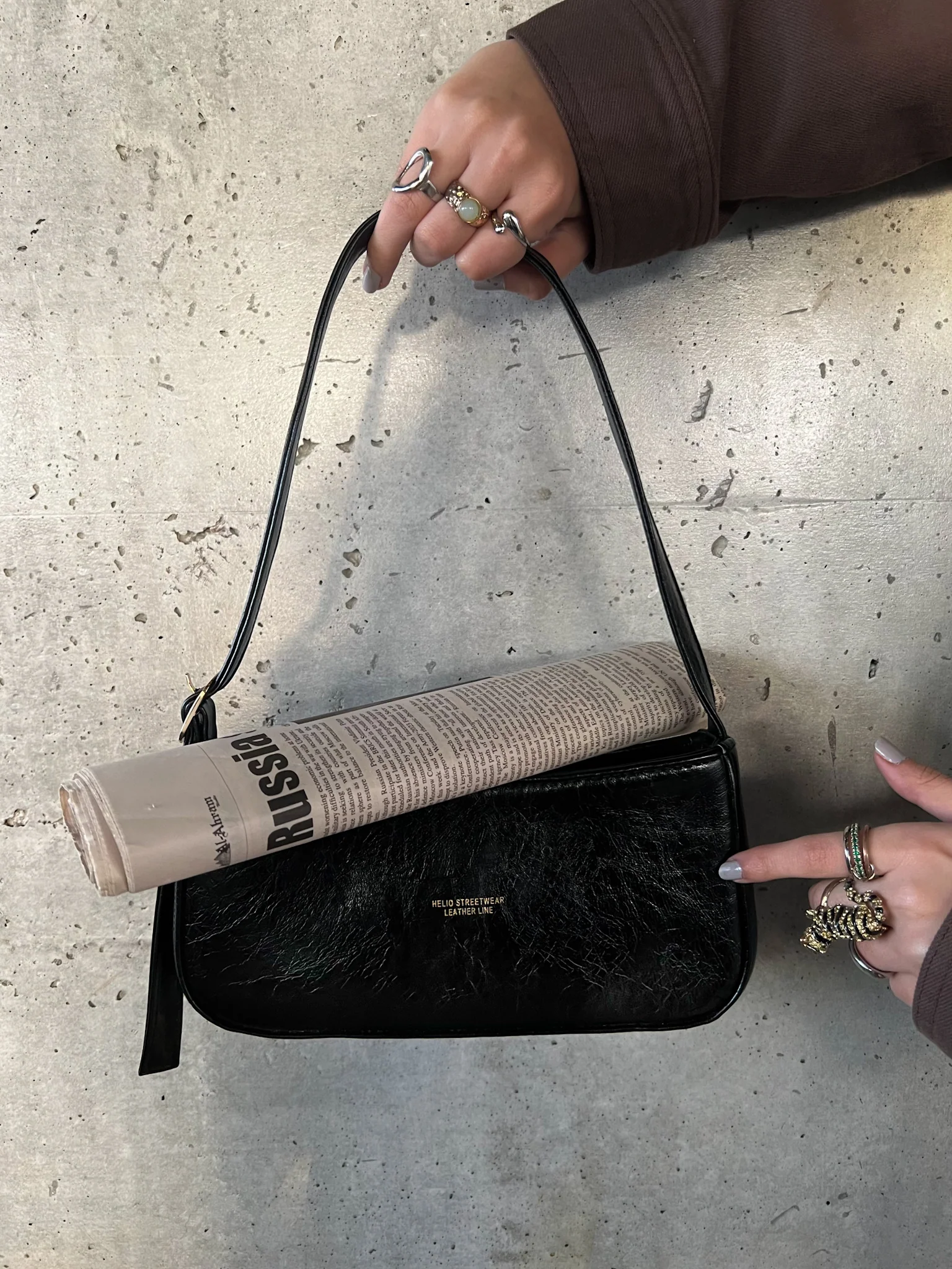 TOKEN BAG DIAMOND BLACK - Image 3